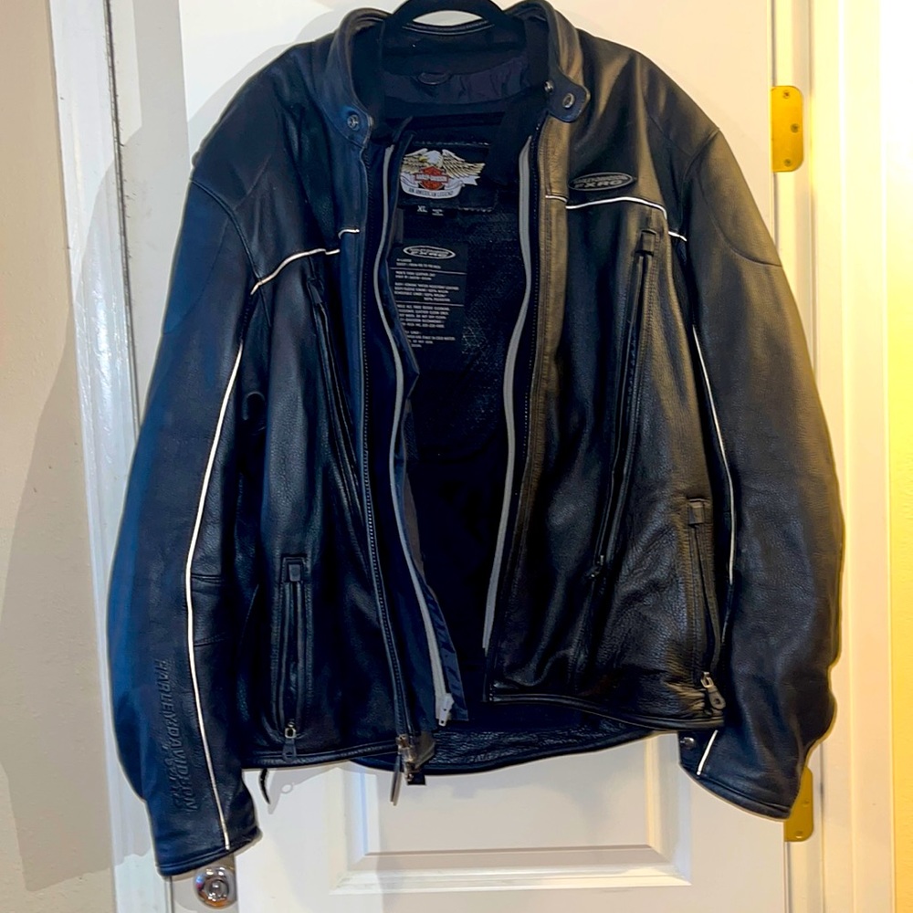 Harley-Davidson FXRG 2 In 1 Motorcycle Jacket Armored Men's XL 98518-05VM